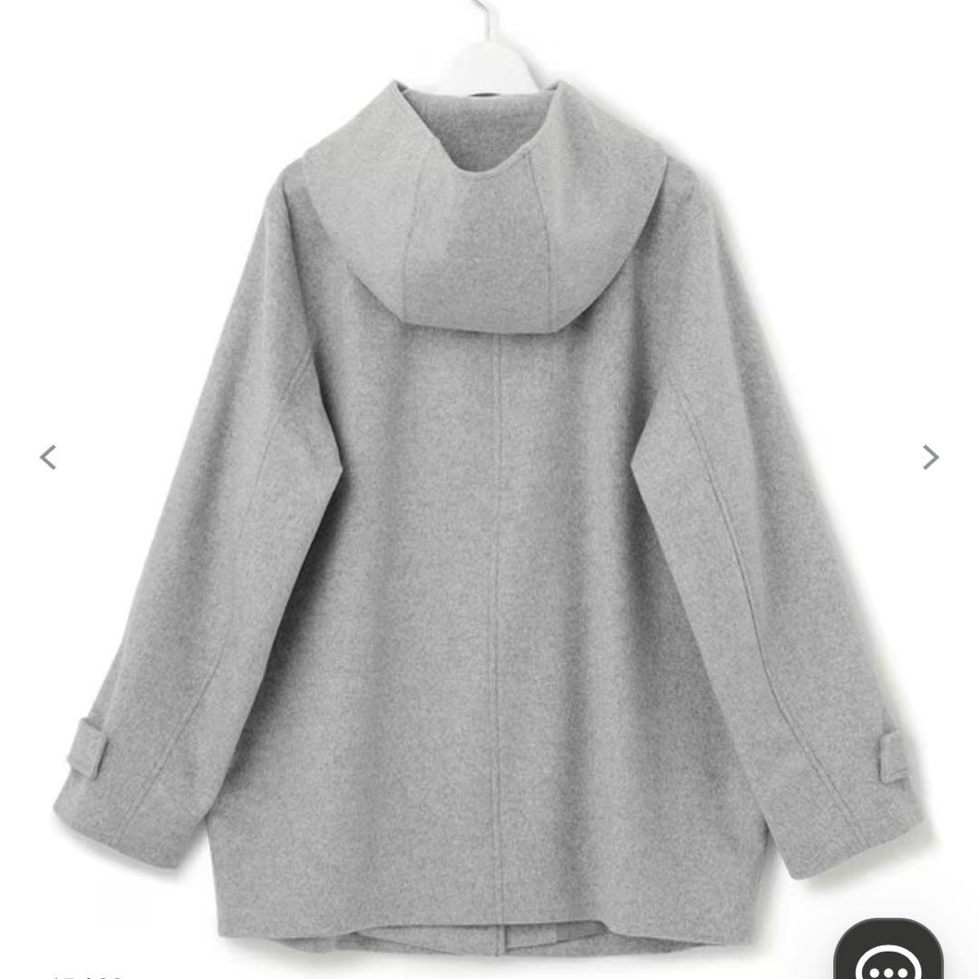 23区ウールカシミヤビーバー フード付き ショートコート
