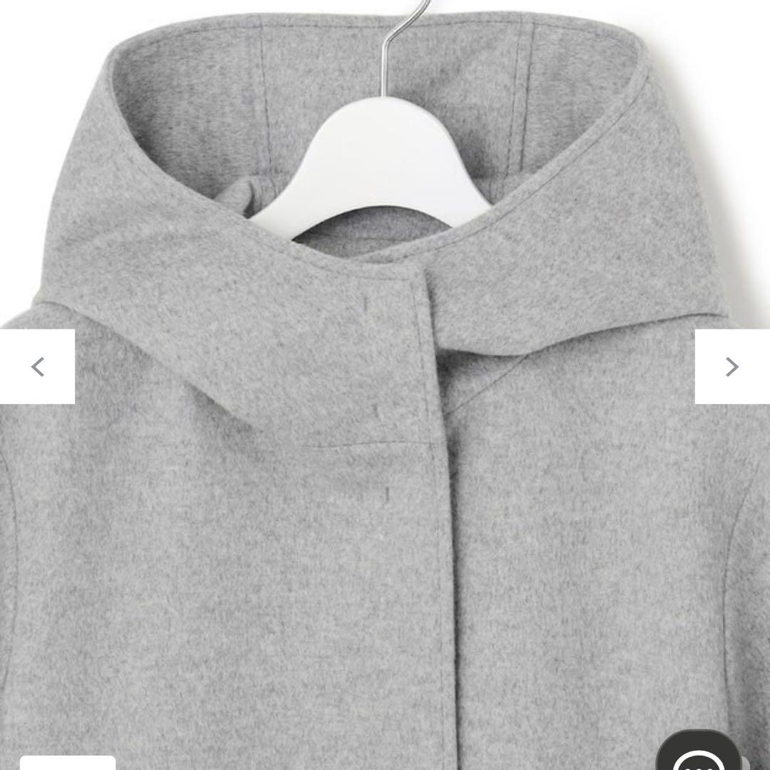 23区ウールカシミヤビーバー フード付き ショートコート