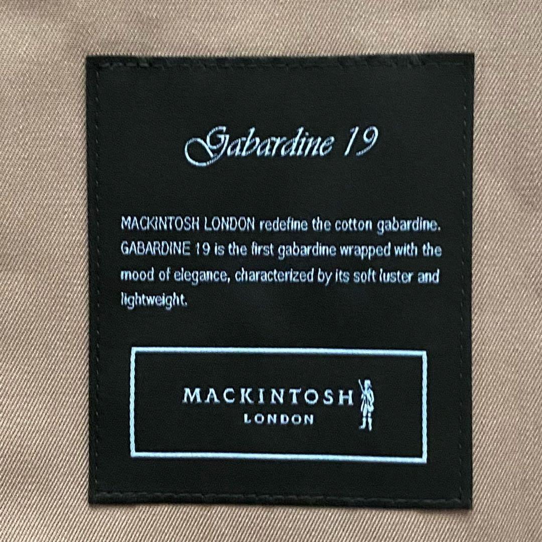 未使用近/着丈110】マッキントッシュ LOGIE トレンチコート 38
