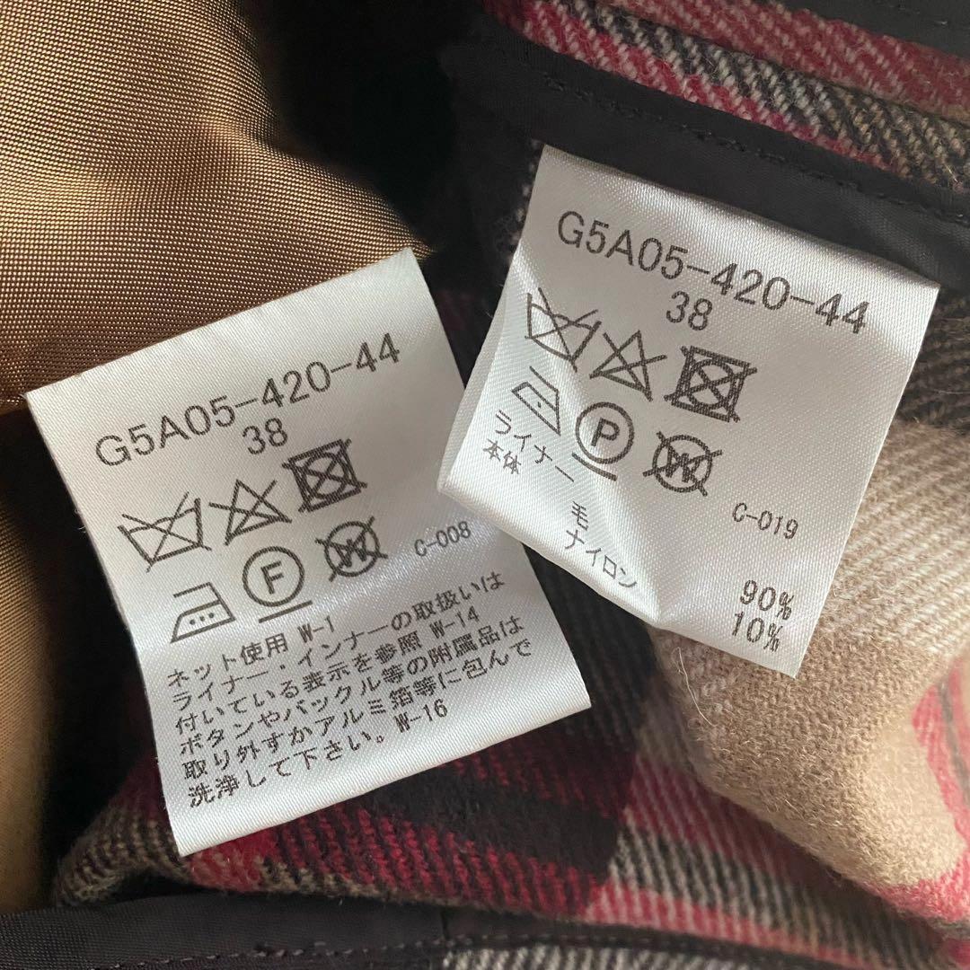 未使用近/着丈110】マッキントッシュ LOGIE トレンチコート 38