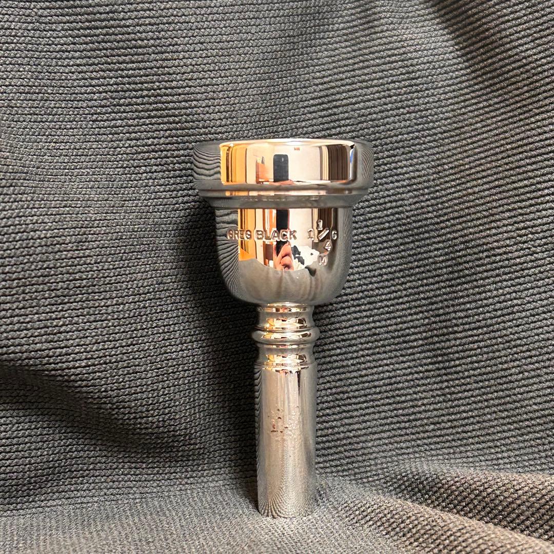 バストロンボーンマウスピース Gleg Black 1 1/4G