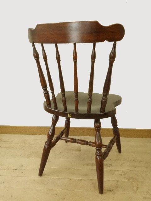 飛騨産業　キツツキ　ダイニングチェアー　イス　椅子　 木製　再塗済　ＵＳＥＤ