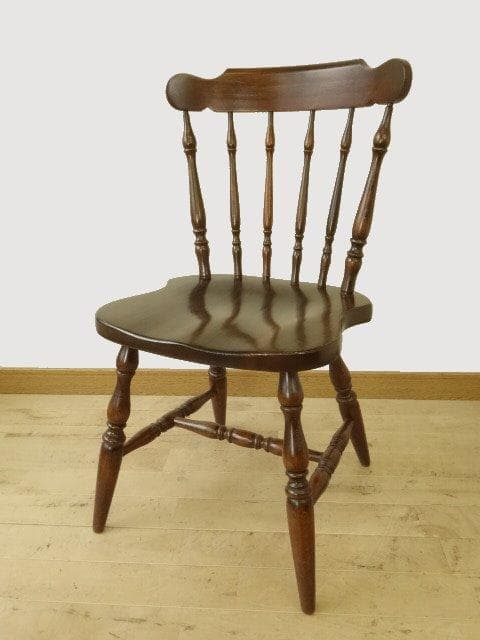 飛騨産業　キツツキ　ダイニングチェアー　イス　椅子　 木製　再塗済　ＵＳＥＤ