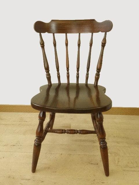 飛騨産業　キツツキ　ダイニングチェアー　イス　椅子　 木製　再塗済　ＵＳＥＤ