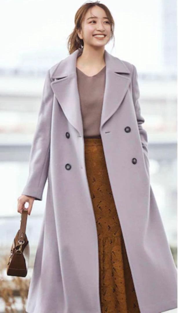 セール★ビックカラーチェスターコート　ナチュラルビューティーベーシック