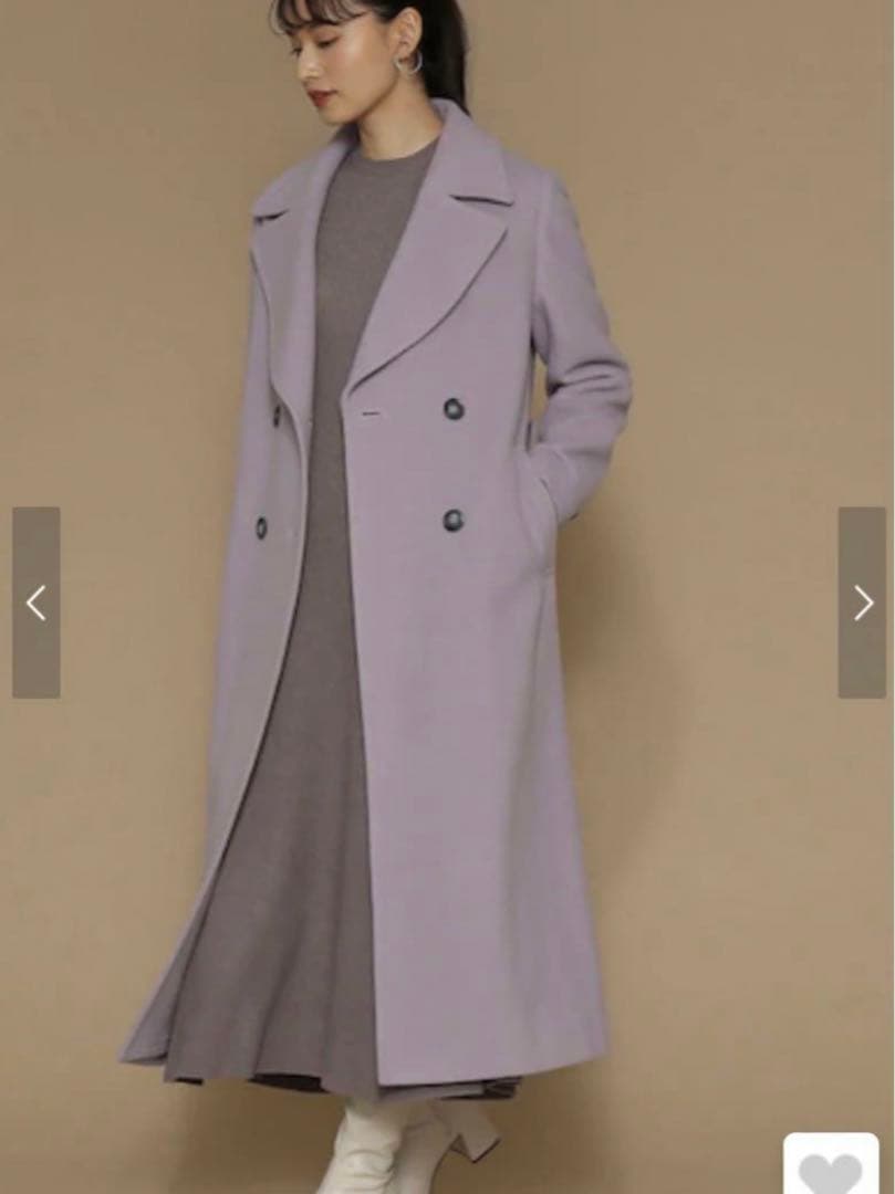 セール★ビックカラーチェスターコート　ナチュラルビューティーベーシック