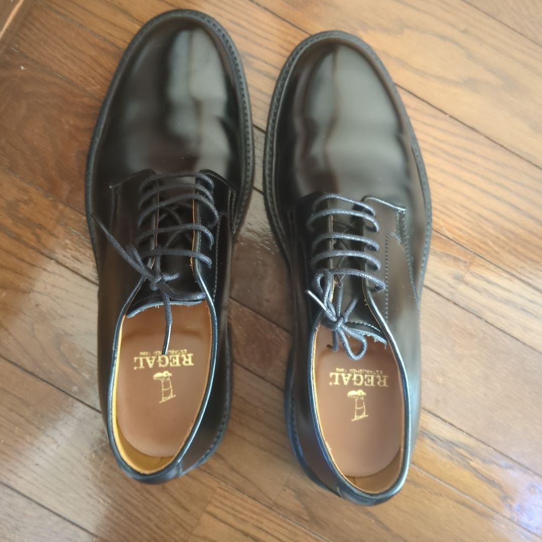 REGAL ブラック ドレスシューズ 25.5cm リーガル　メンズ 　即発送