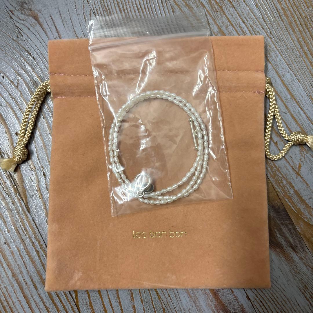 専用❣️les bon bon ブラン パール チョーカー