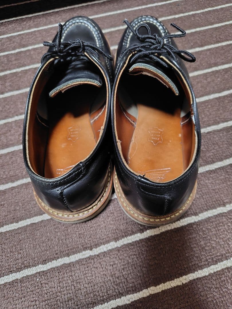 美品！レッドウィングオックスフォード　ブラック　　9D 27センチ