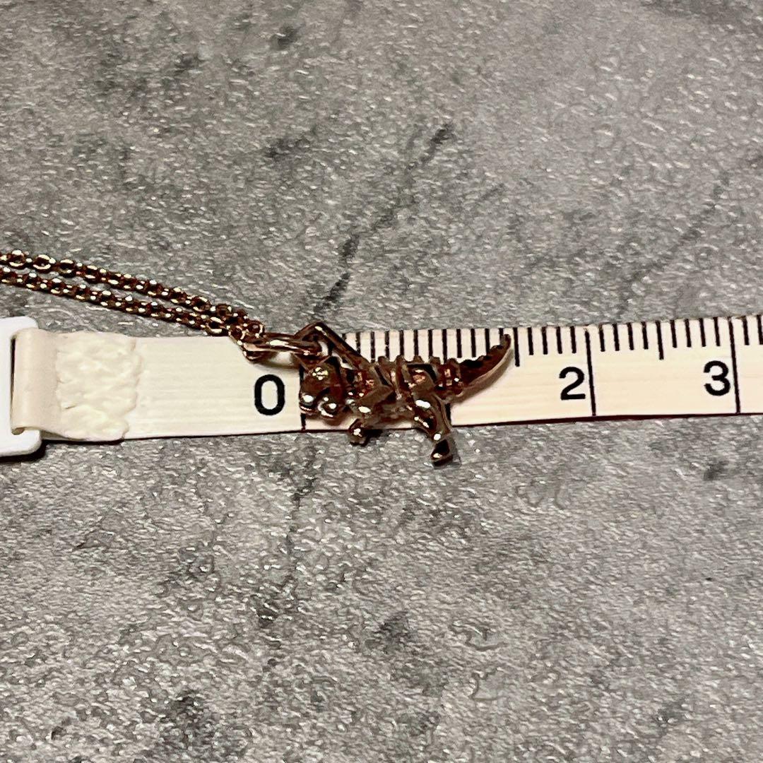 希少 美品 COACH コーチ スケルタル レキシー ペンダント ネックレス