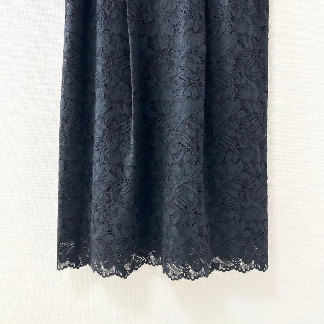 新品未使用✨自由区【洗える】フルールコードレース ワンピース　46