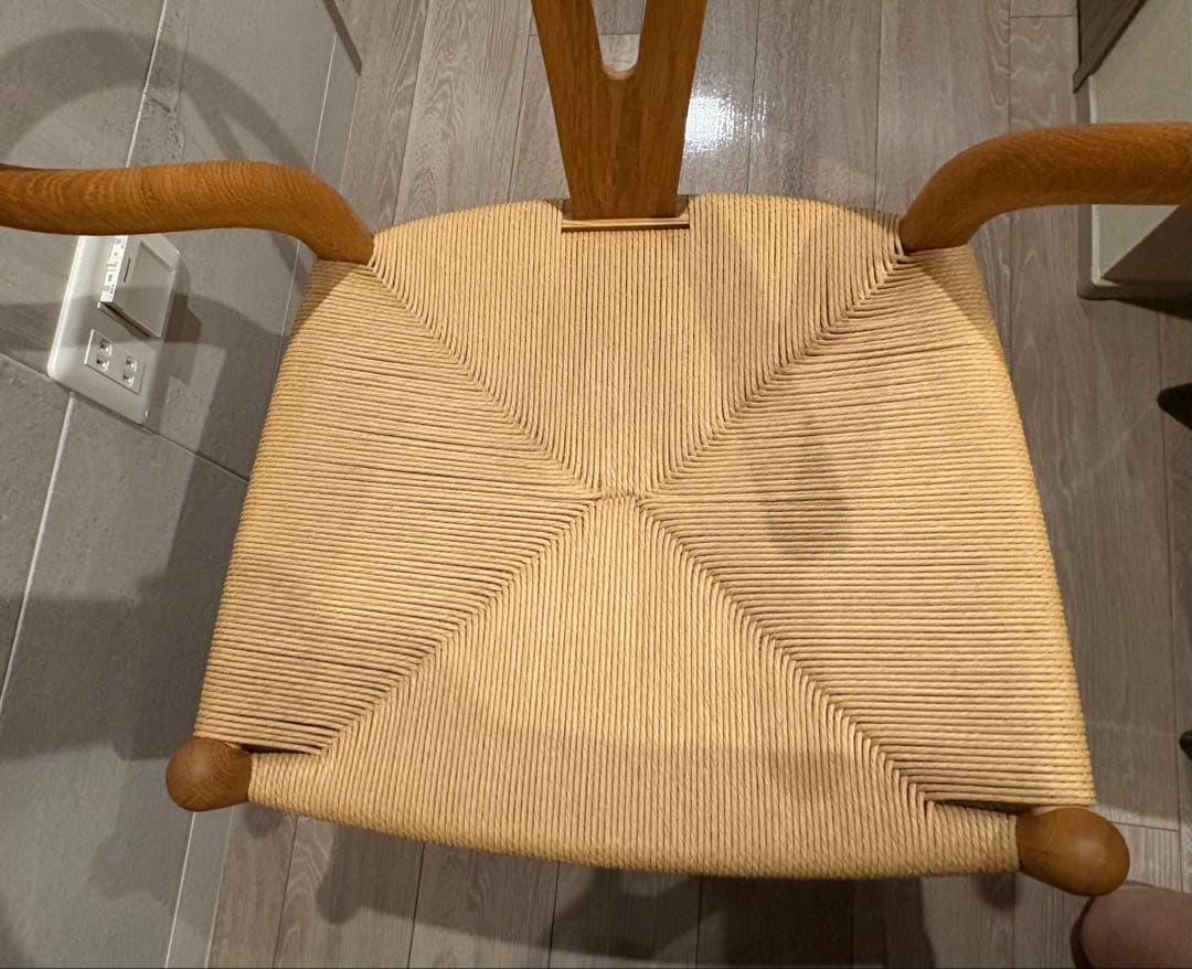 正規品 Yチェア CH24 オーク オイルフィニッシュ クッション付き