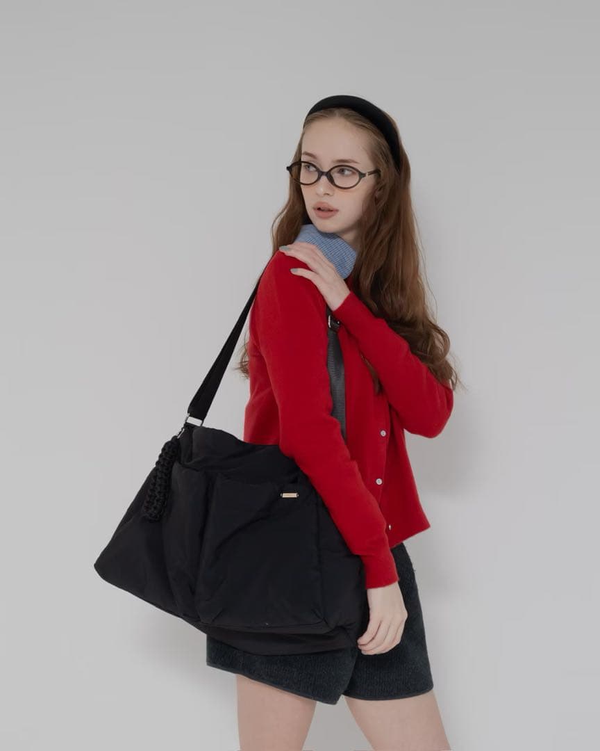 jumelle ジュメロ パファーショルダーバッグ ブラック