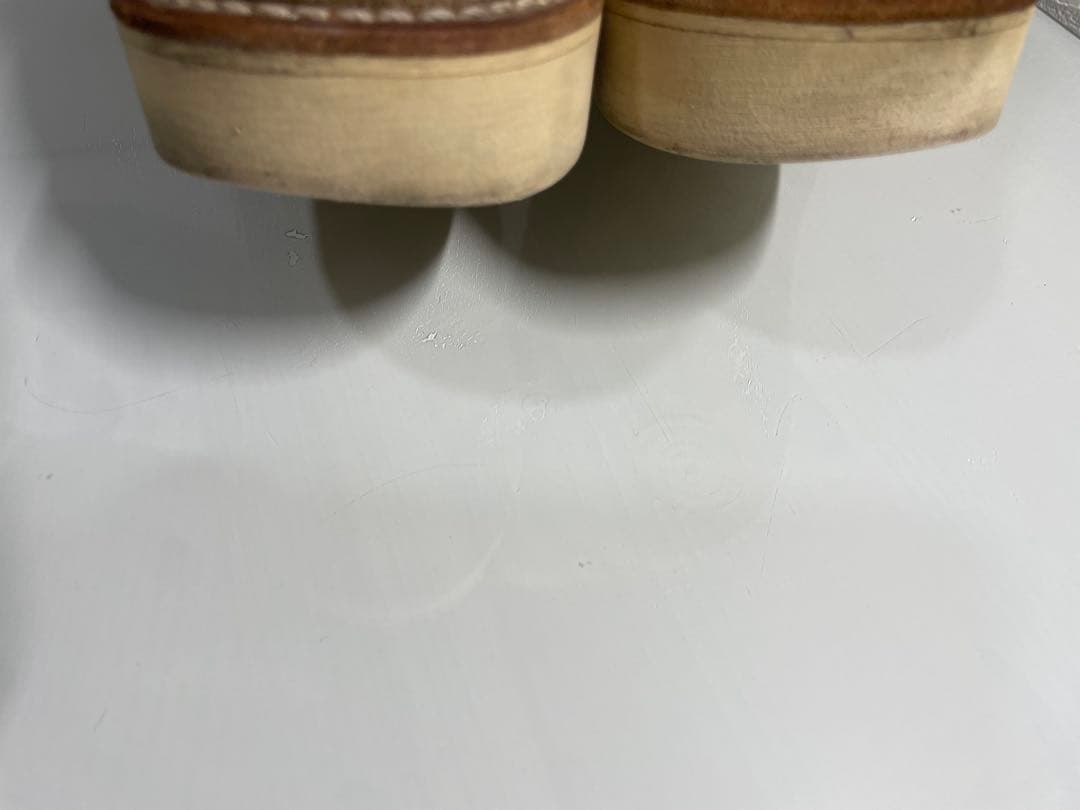 ウィンRED WING SHOES ベージュ ワークブーツ 8