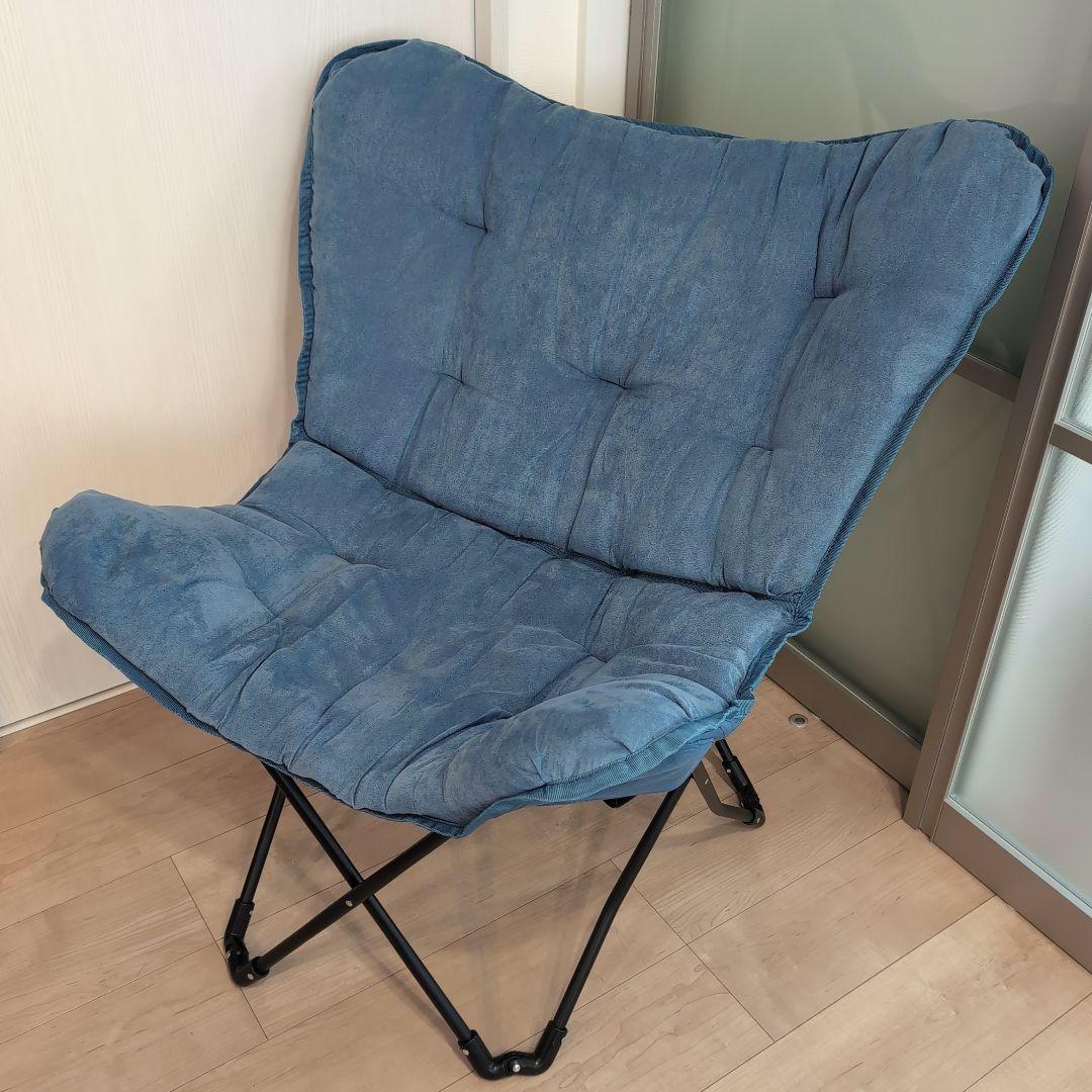 M*o様 新品ニトリ洗える＆はっ水 バタフライチェア オットマン スツール 2点