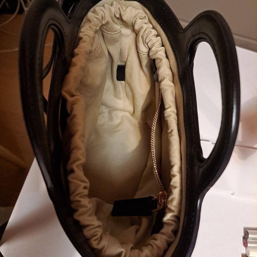 MARNIかごバッグ黒 トロピカリア