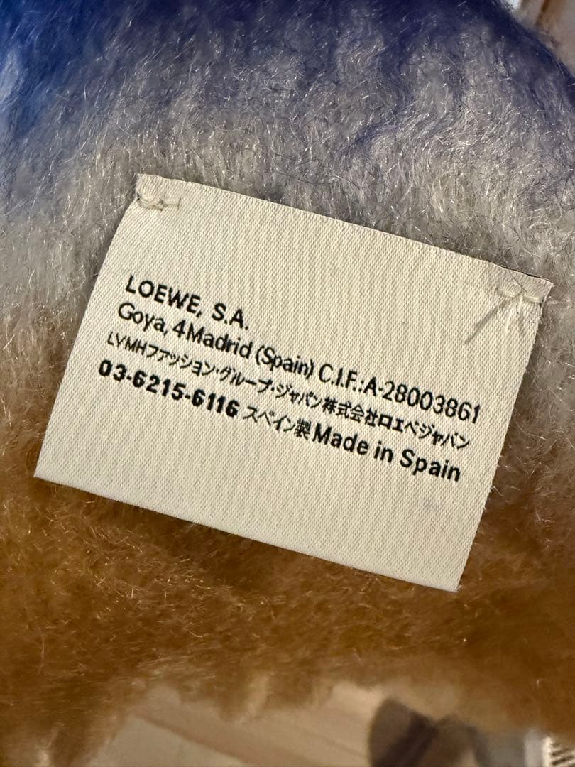 【新品未使用】LOEWE ストライプ マフラー