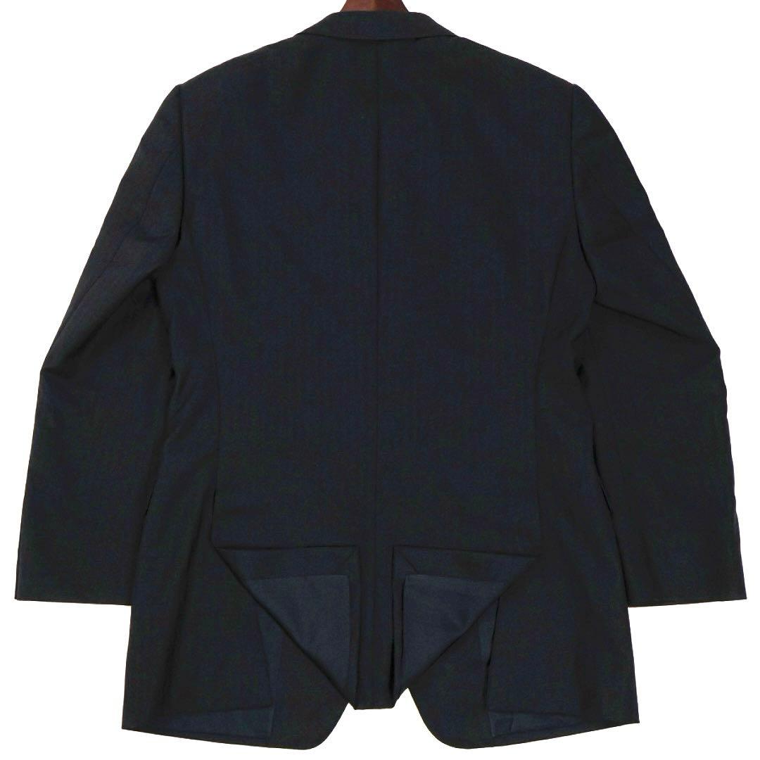 H4157グッチ　ウール混モヘア混　２釦ピンストライプ柄　セットアップスーツ