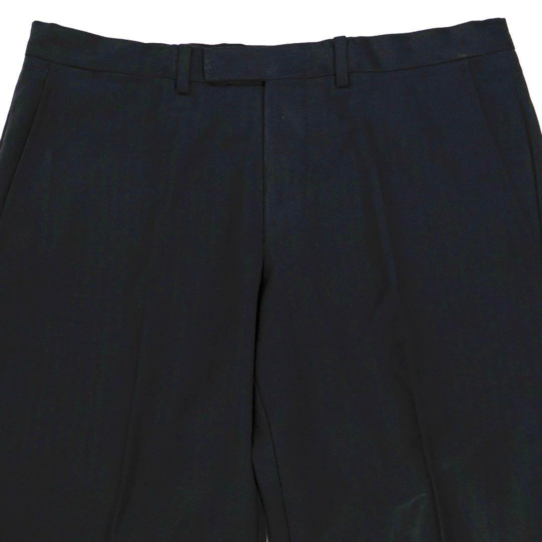 H4157グッチ　ウール混モヘア混　２釦ピンストライプ柄　セットアップスーツ