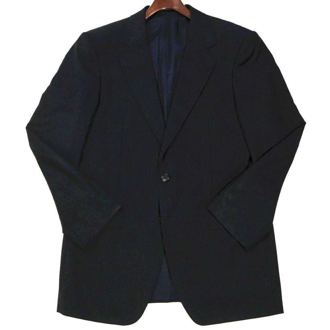 H4157グッチ　ウール混モヘア混　２釦ピンストライプ柄　セットアップスーツ