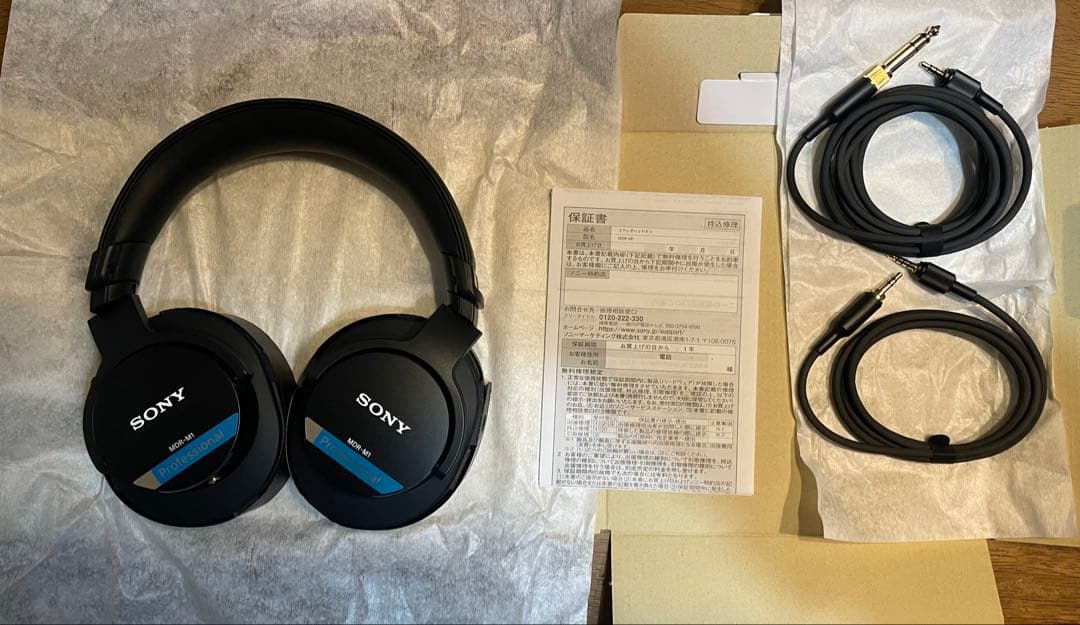 新品未使用　SONY ソニー MDR-M1 有線ヘッドホン