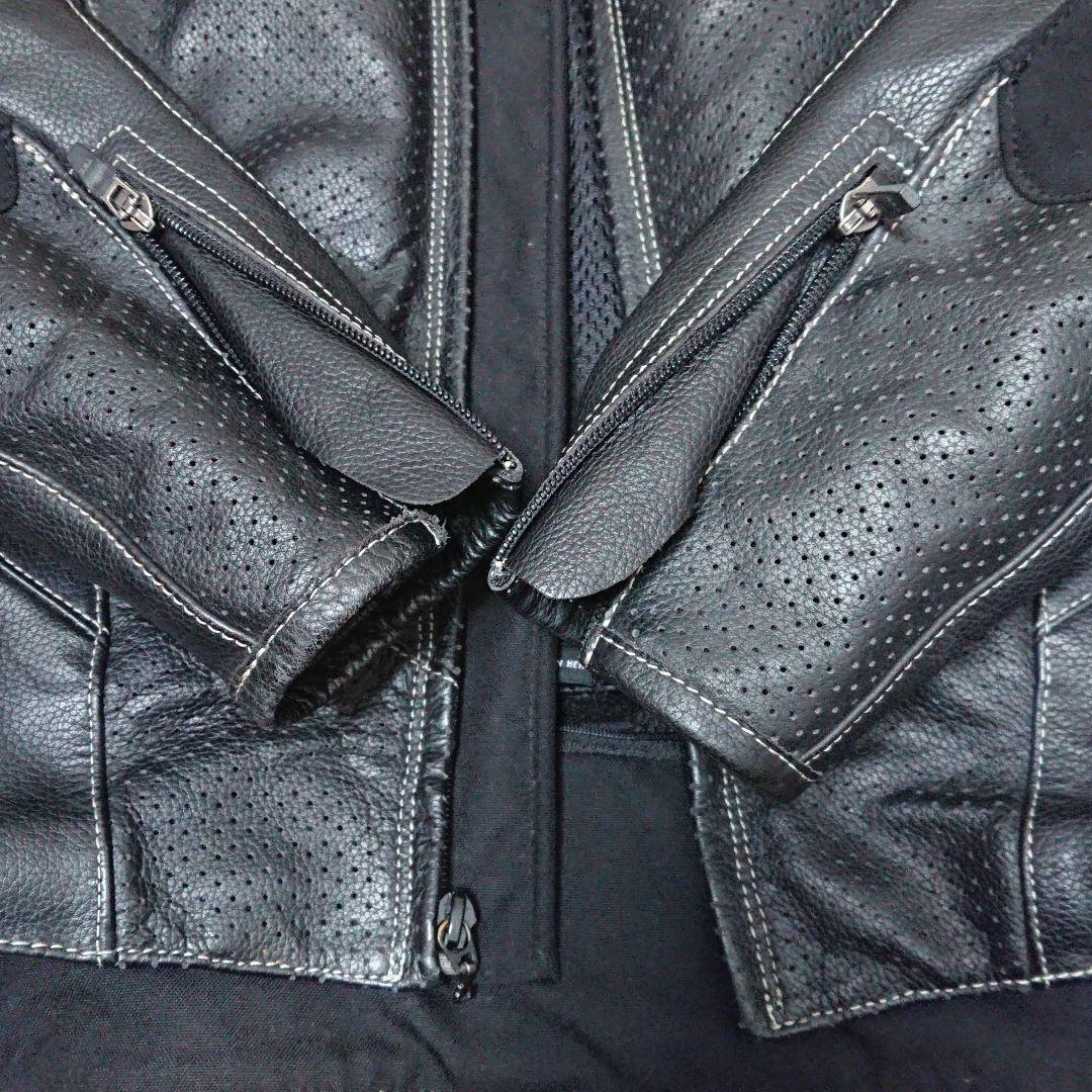 alpainstars レザージャケット パンチング 着用回数少ない