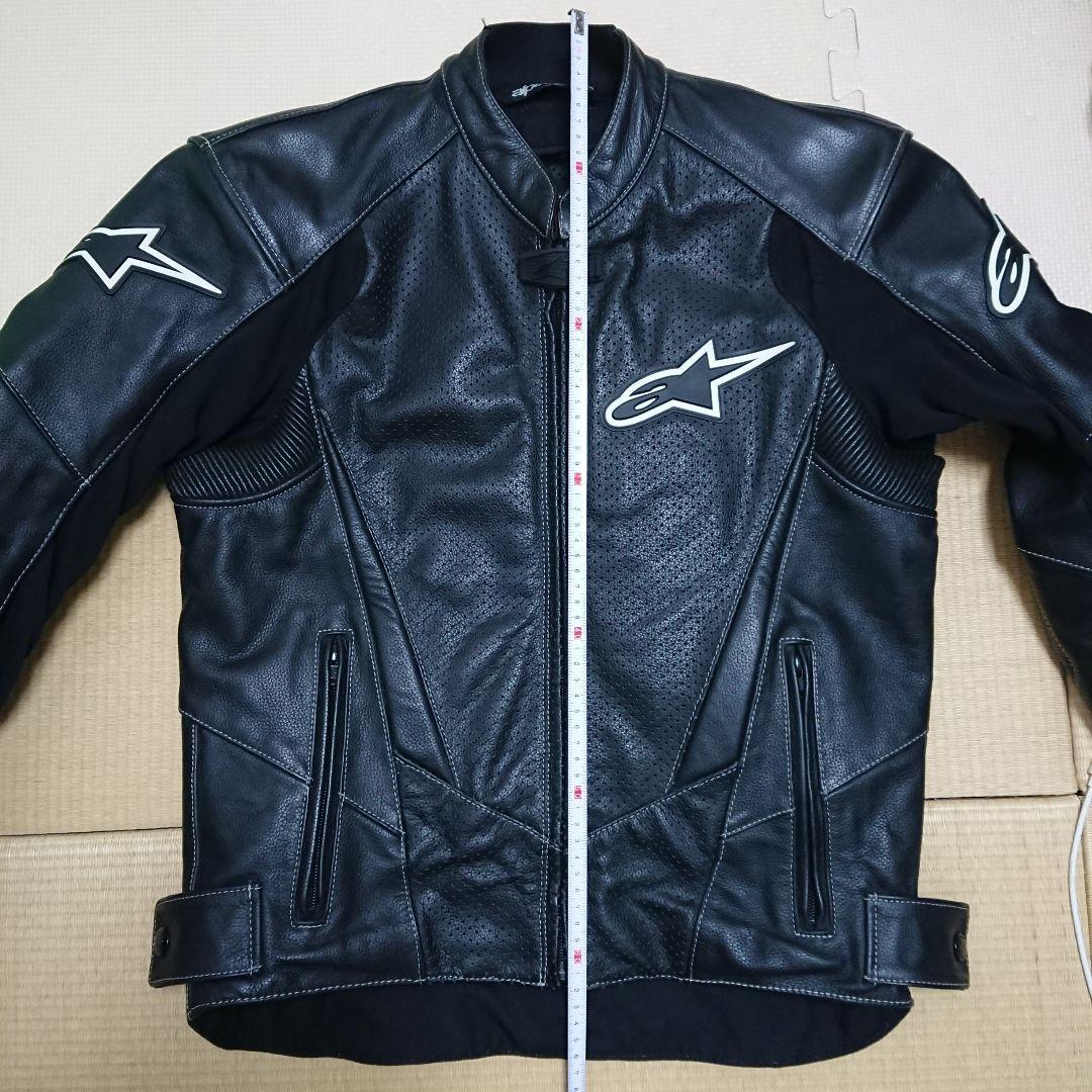 alpainstars レザージャケット パンチング 着用回数少ない