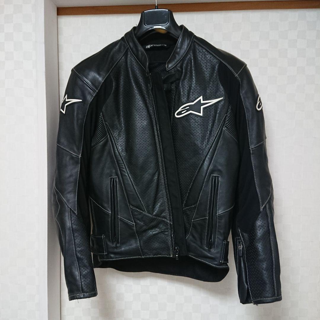 alpainstars レザージャケット パンチング 着用回数少ない