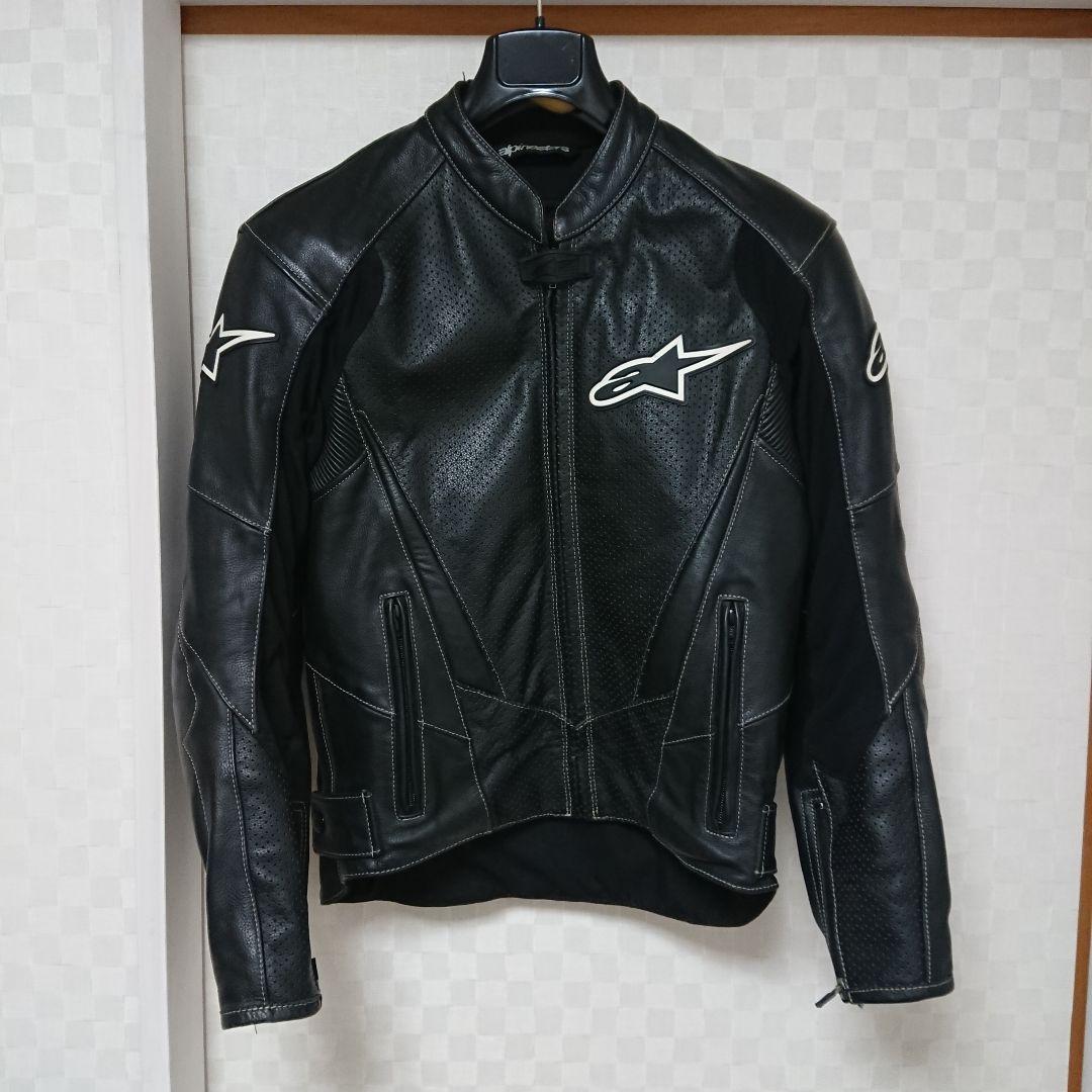 alpainstars レザージャケット パンチング 着用回数少ない