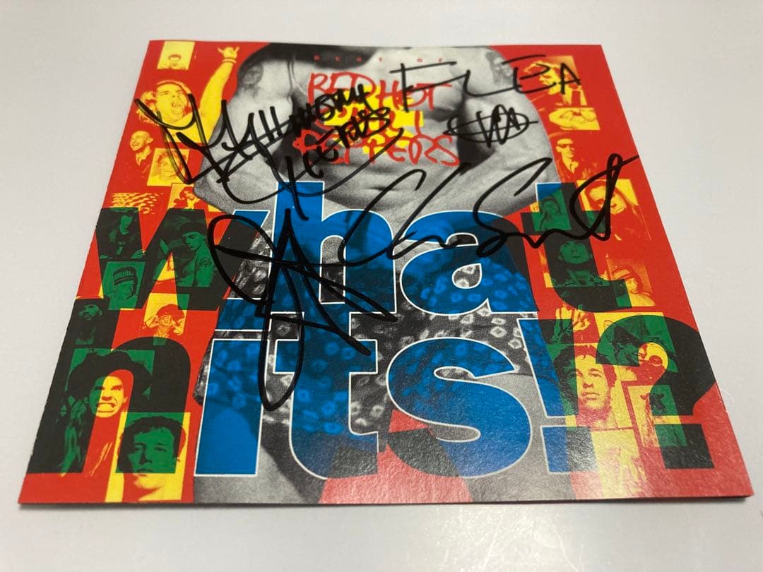 レア　レッチリ 直筆　サイン　CD red hot chili peppers