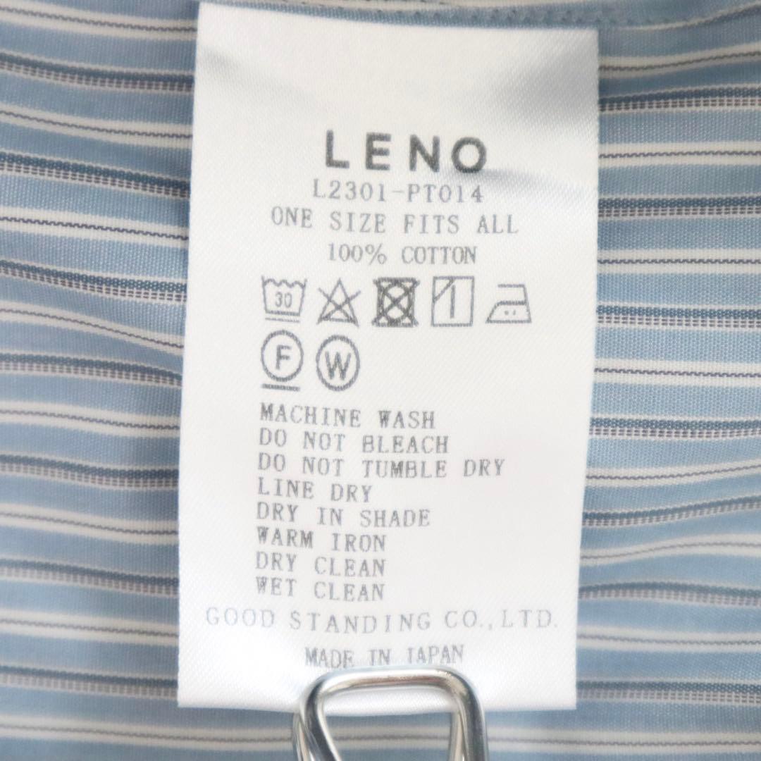 新品★LENO × CLUEL リノ クルーエル サロペット ストライプ ブルー