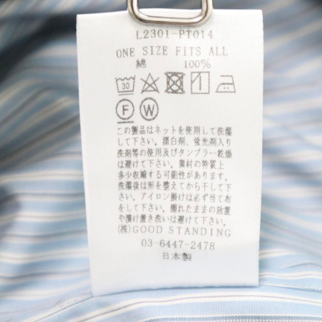 新品★LENO × CLUEL リノ クルーエル サロペット ストライプ ブルー