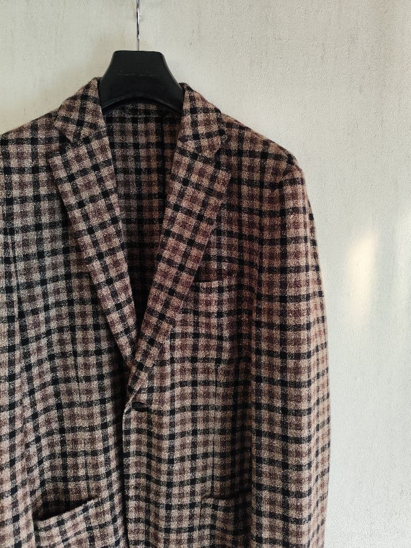 トゥモローランド リングツイードジャケット 茶