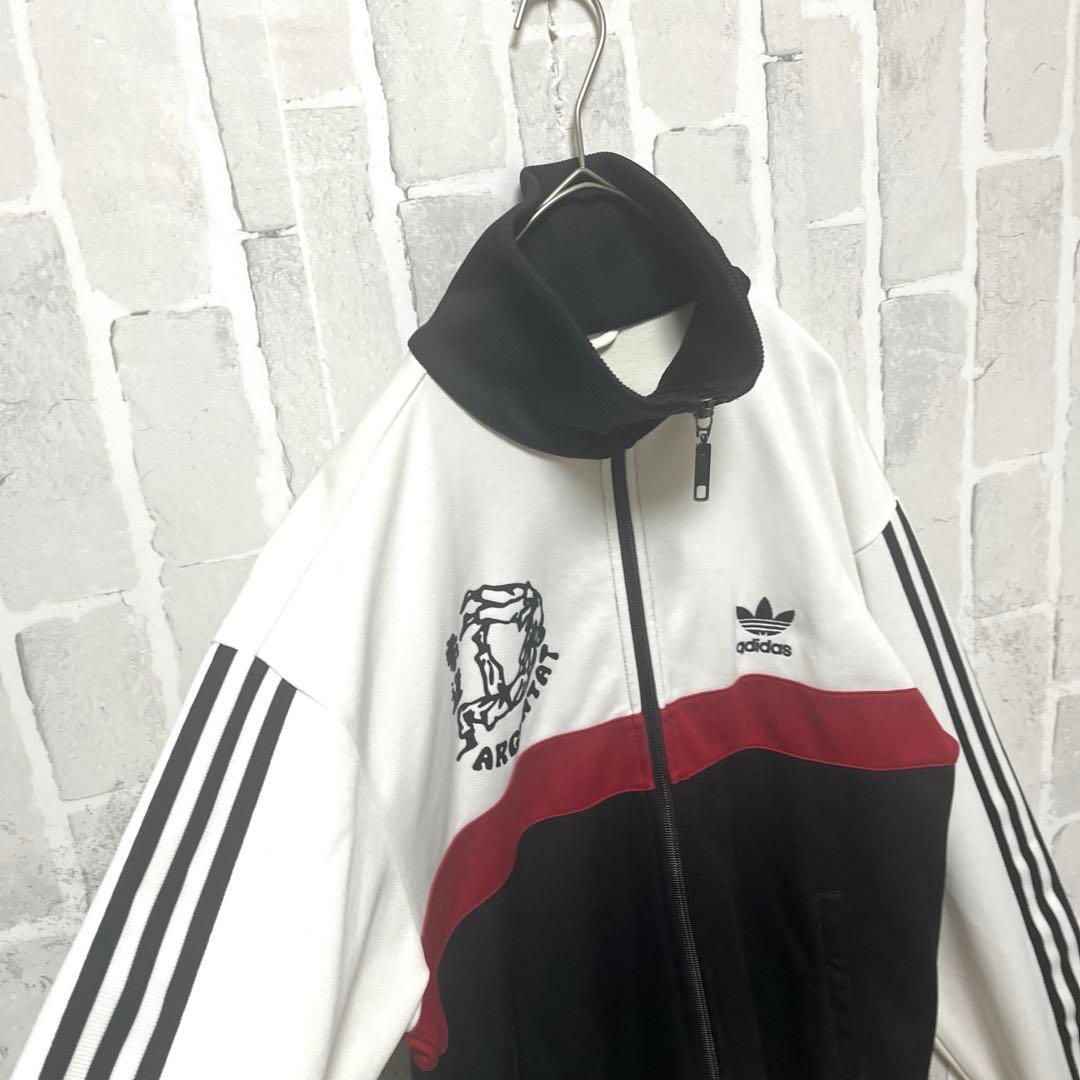 アディダス ジャージ トラックジャケット 柔道 M トレフォイル 3ライン00s