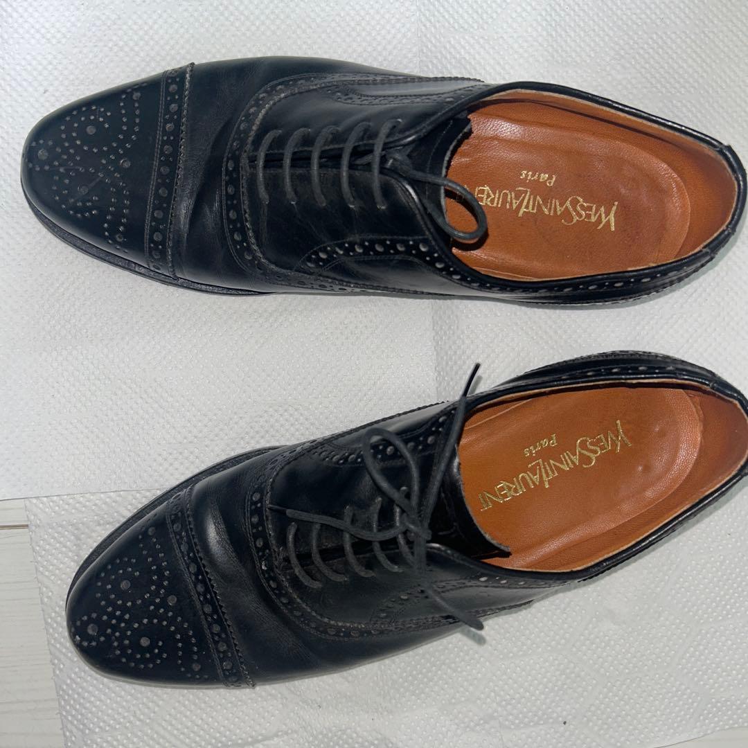 定価6万円　イブサンローラン　ウイングチップ