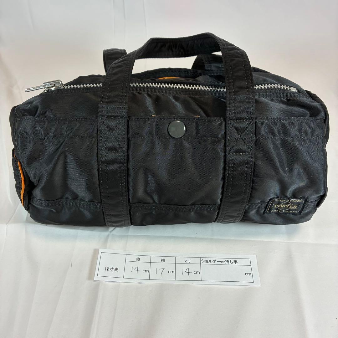 [極美品] PORTER タンカー ミニ ボストン ダッフルバッグ ドラム
