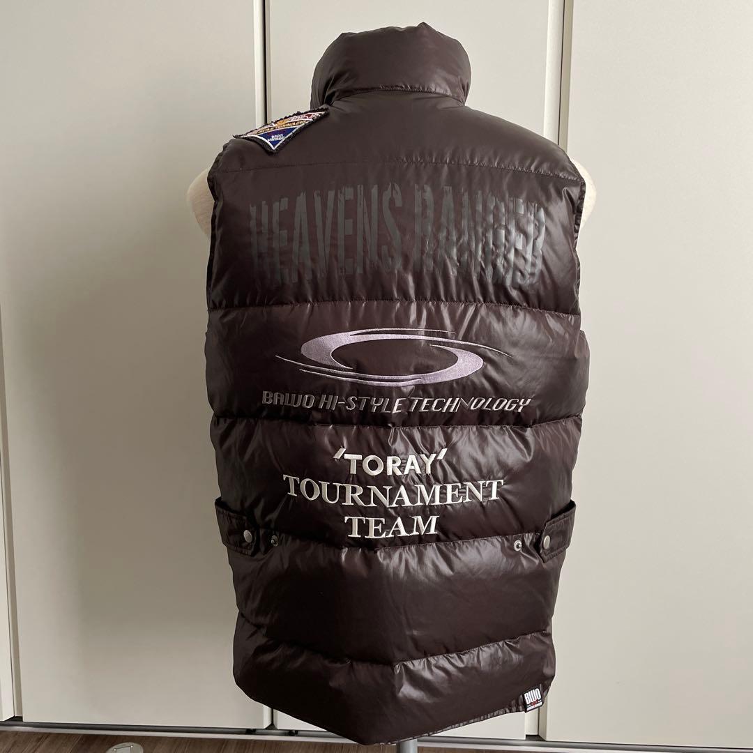 東レ BAWO バウオ　ダウンベスト　DOWN バス釣り　防寒　フィッシング