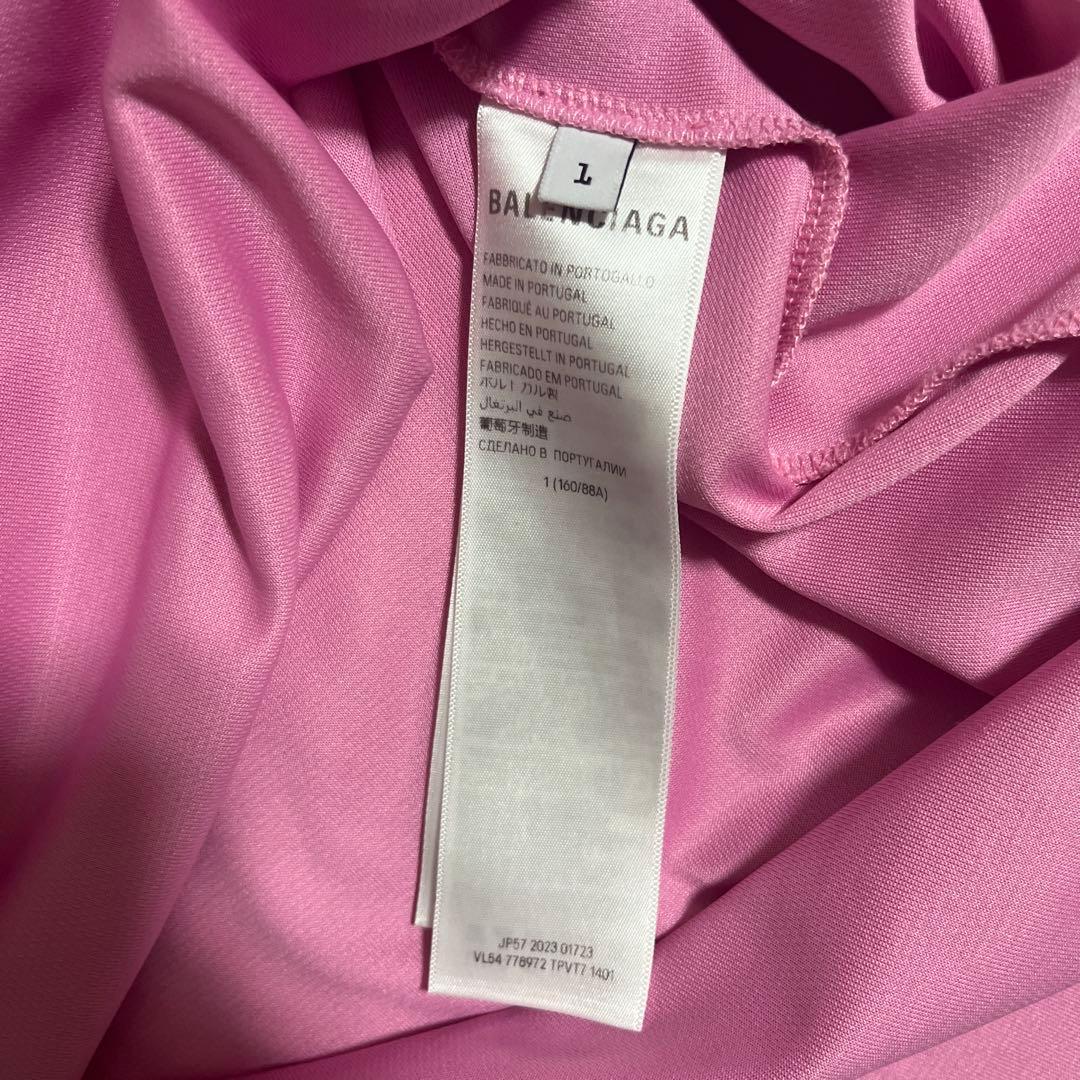 balenciaga ピンク 長袖シャツ PARIS 10