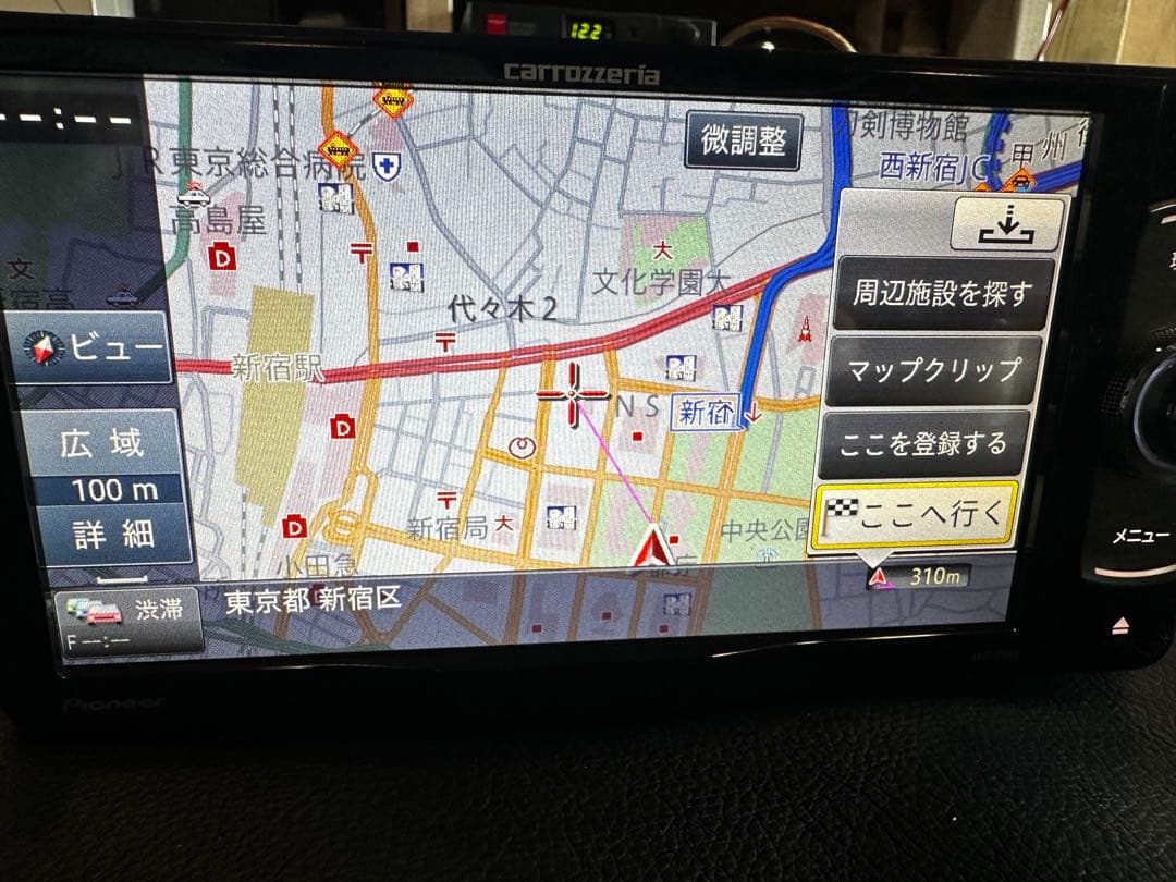 pioneer AVIC-RW09メモリーナビ 地図データ2017年製