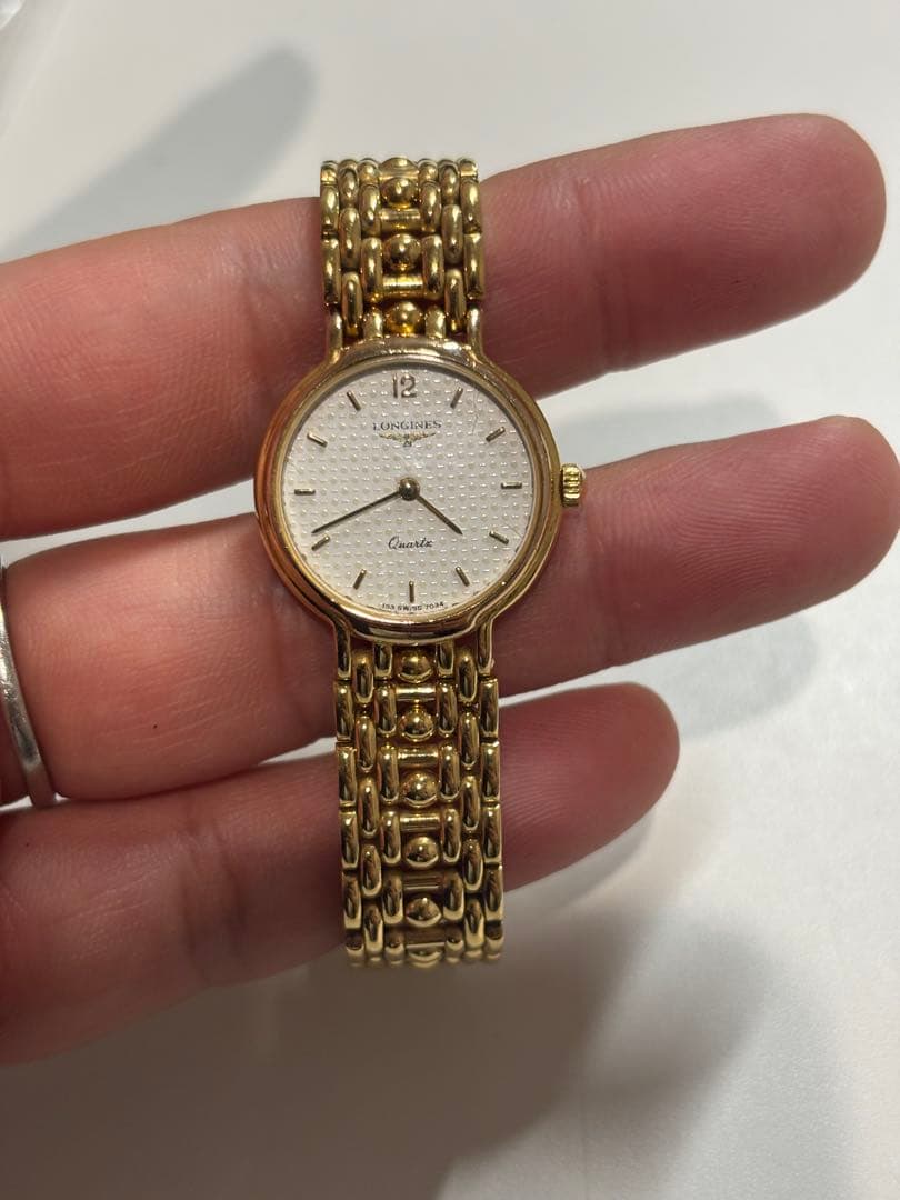 LONGINES ラウンド　レディース　クォーツ　不動