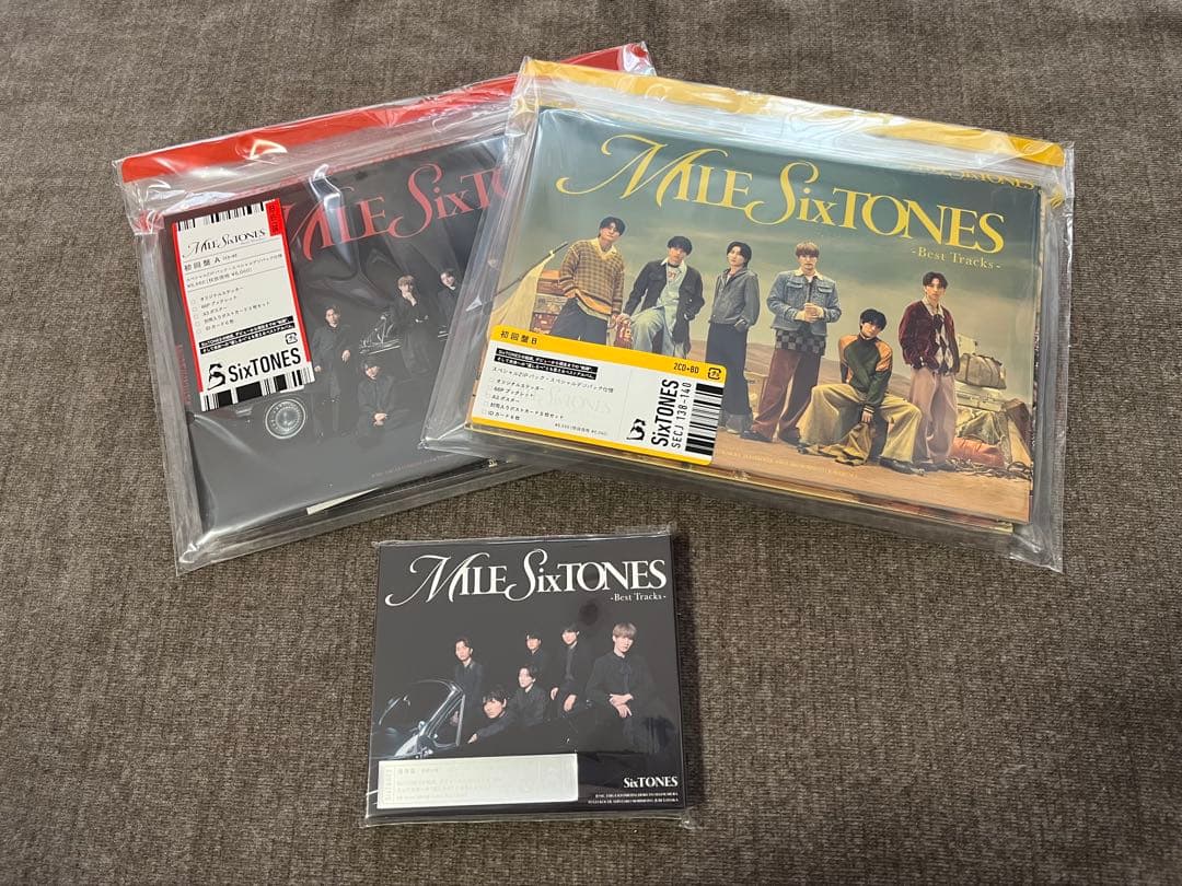 【新品未開封】MILESixTONES Best Tracks ３形態セット