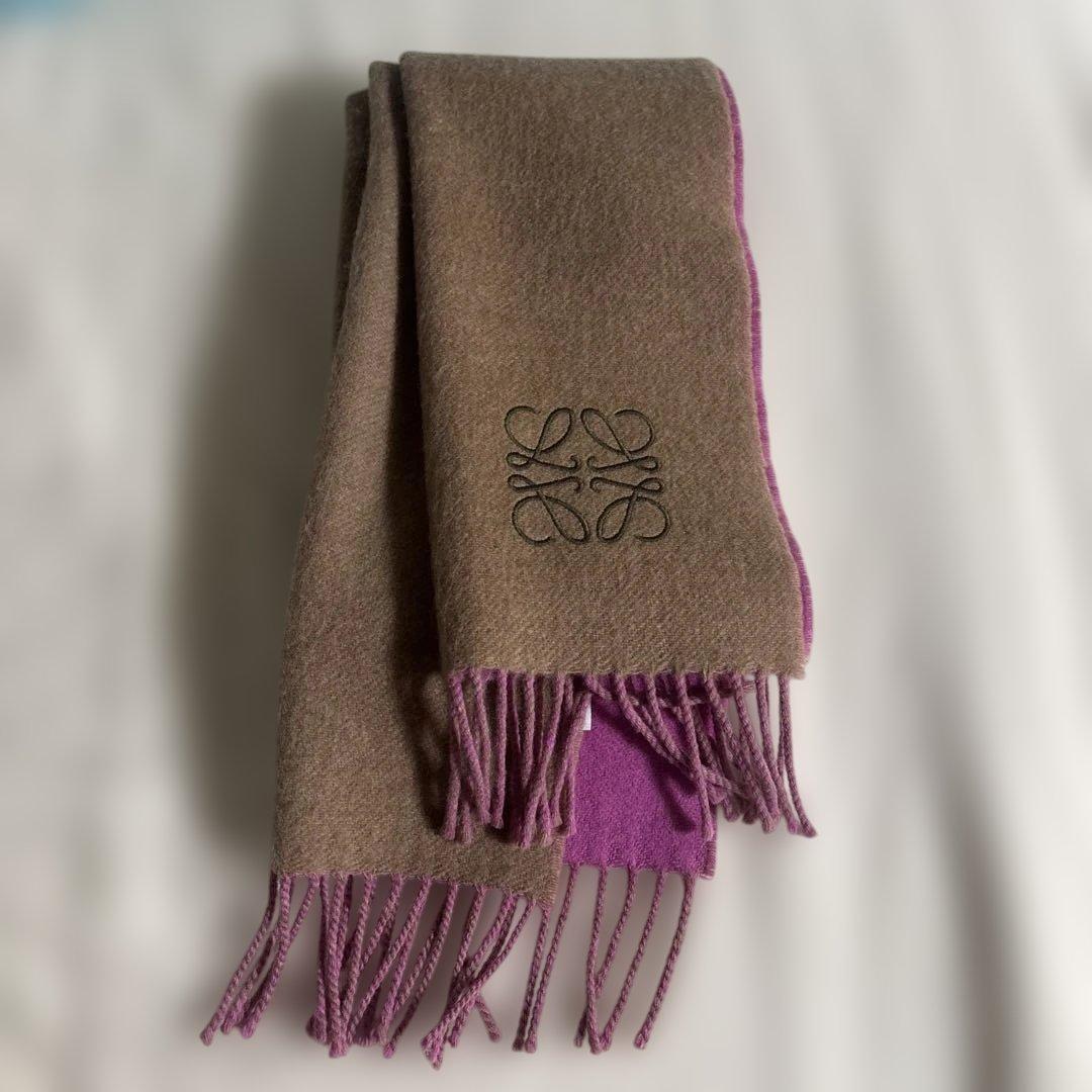 ★値下げ★ロエベ　リバーシブル マフラー