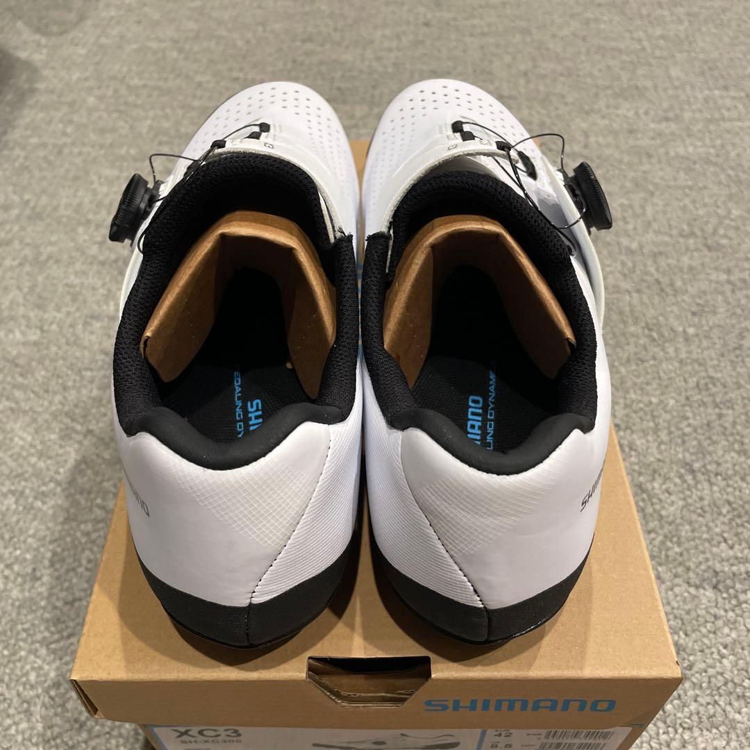 SHIMANO シマノ SH-XC300 SPDシューズ 42 ホワイト