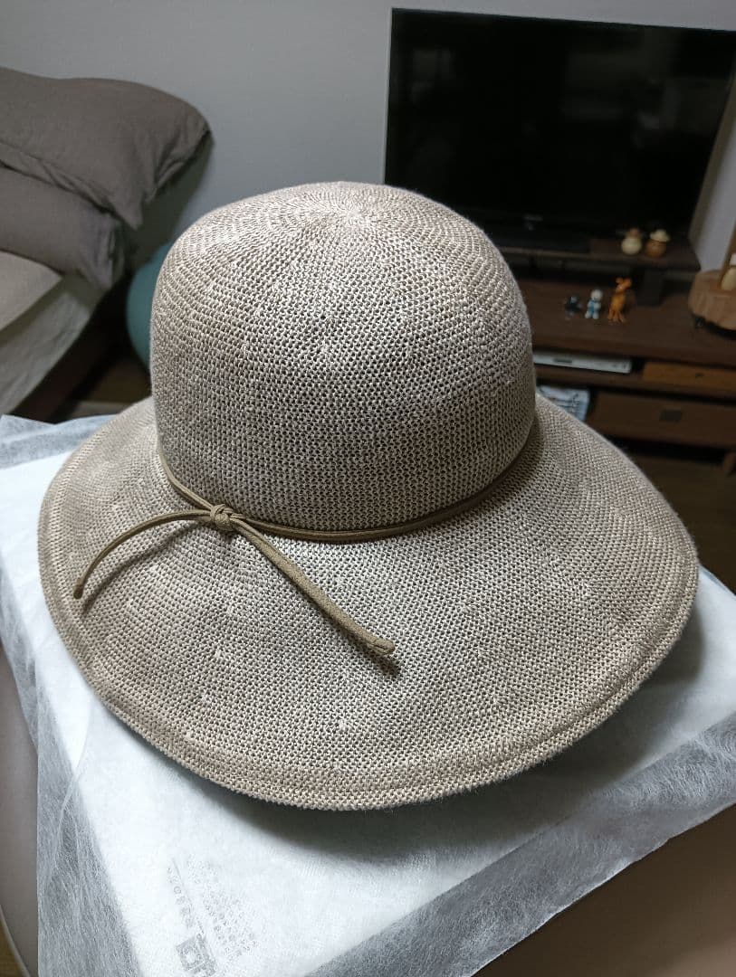サンバリア100　リネンサーモハット　遮光100％