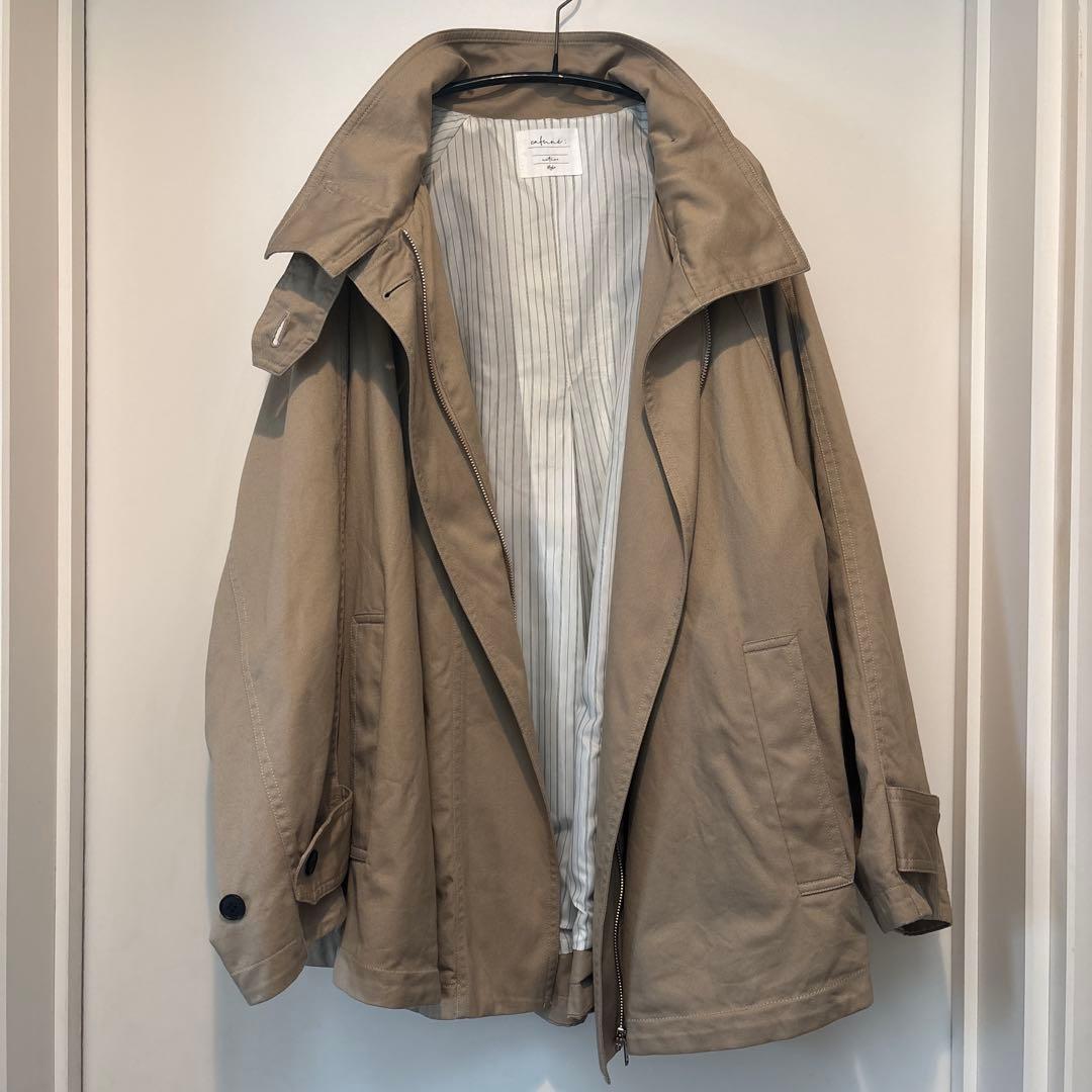 Cafune コットンツイル ショートトレンチコート カフネ