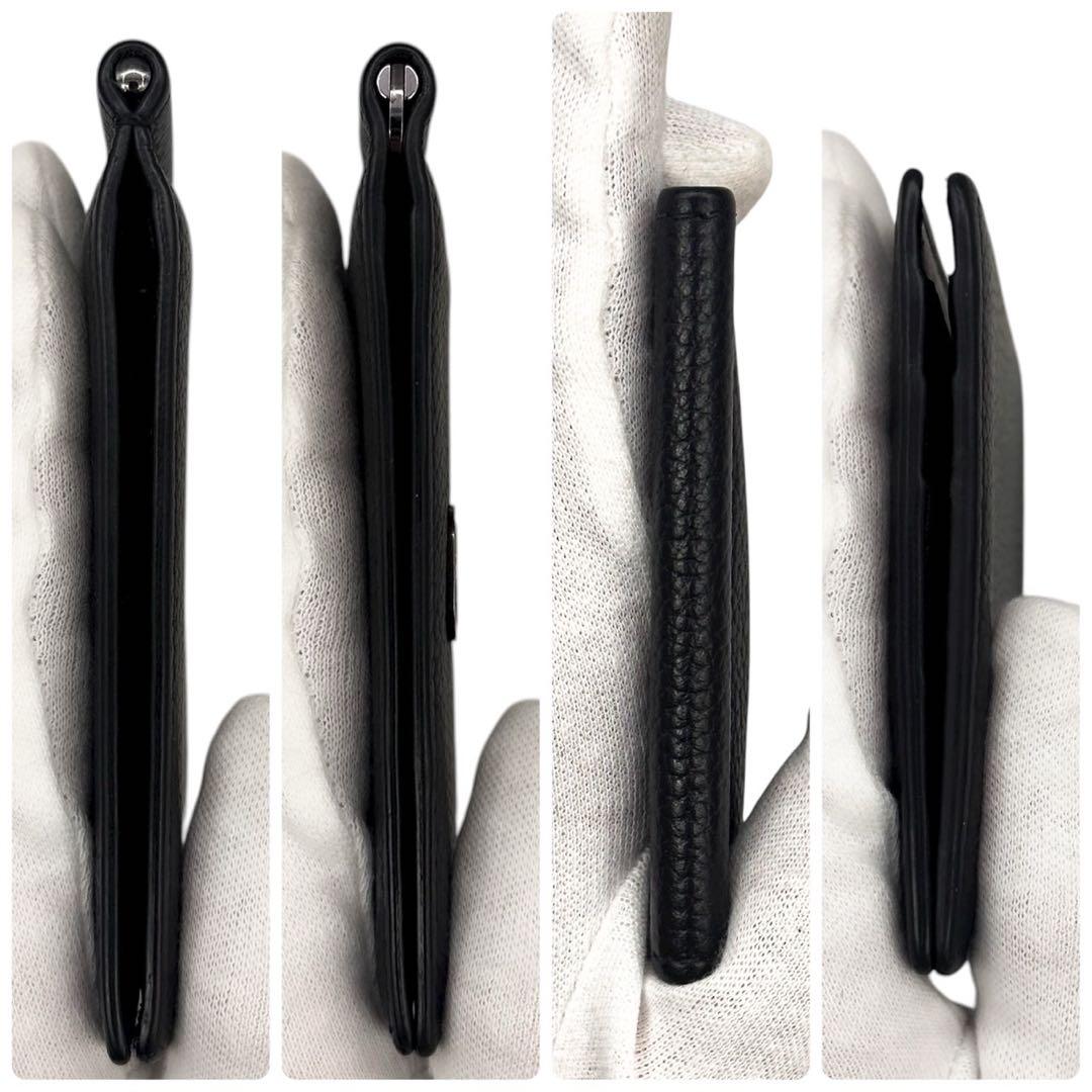 極美品 ディオール マネークリップ CDロゴ 財布 札入れ カード コンパクト