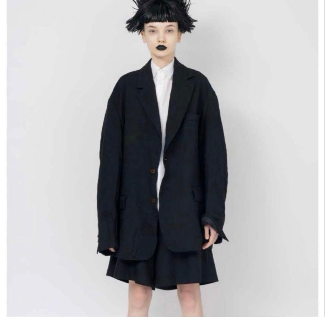 24AWブラックコムデギャルソン　オーバーサイズジャケットS