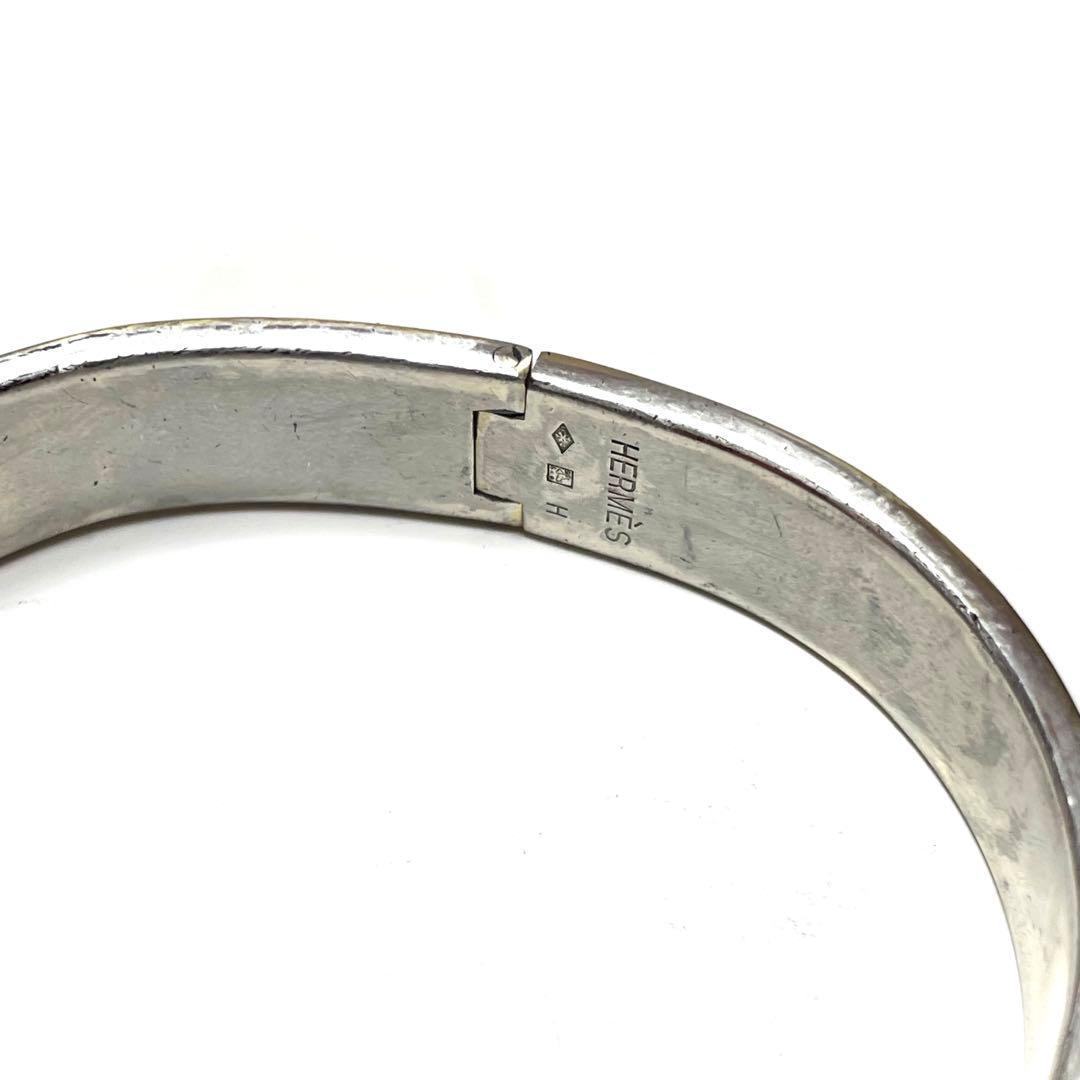 た*や様 『HERMES』　エルメス　バングル　クリック　クラック　ステンレス