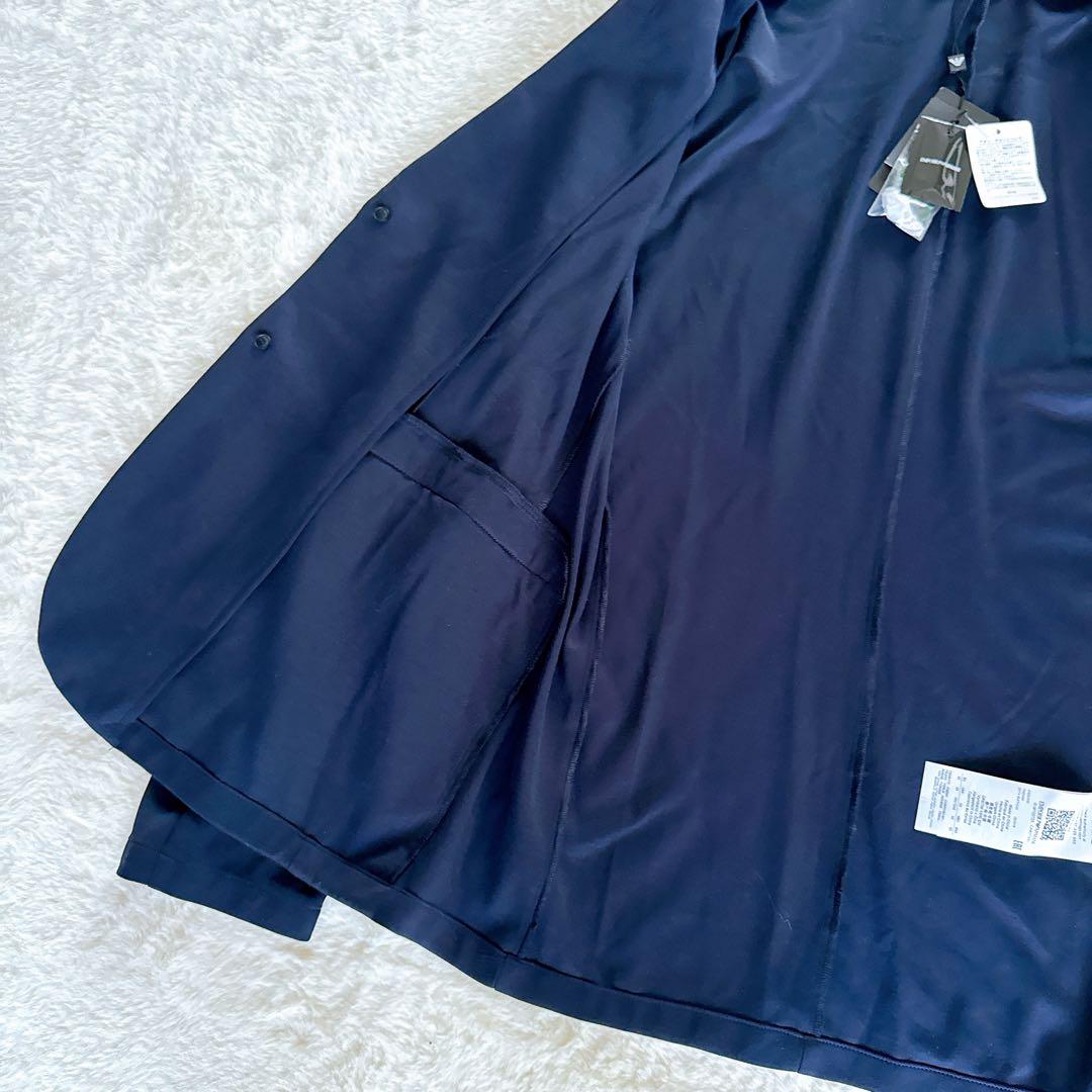新品タグ付き✨【エンポリオアルマーニ】ジャケット 綿100% ネイビー 52