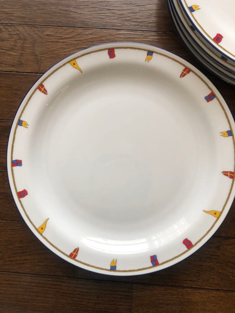 リチャードジノリ　クリッパー　26cm ディナープレート　5枚組